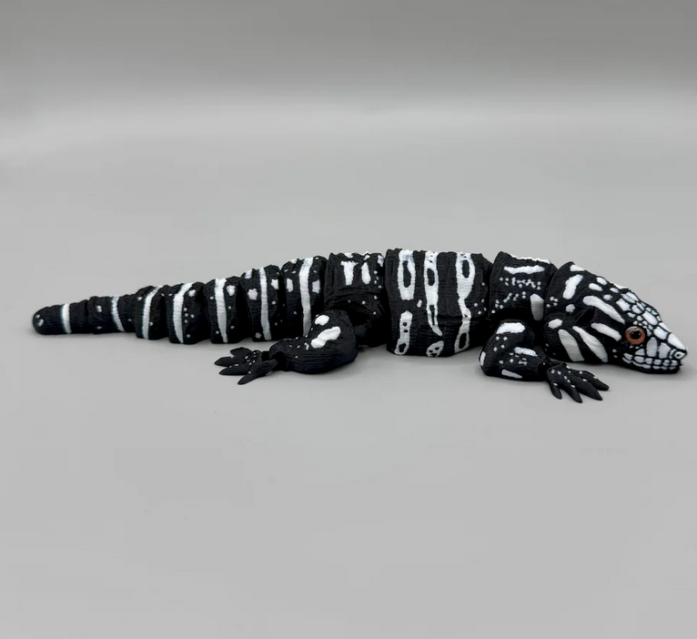 3D Printed Articulated Argentine Tegu