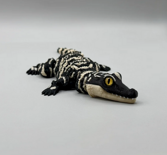 3D Printed Articulated Baby Alligator
