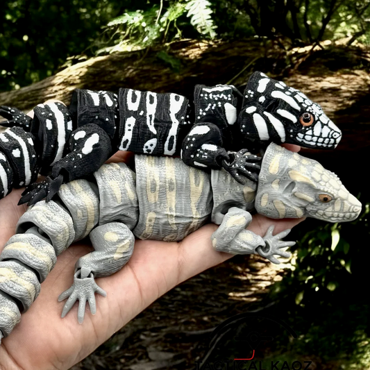 3D Printed Articulated Argentine Tegu