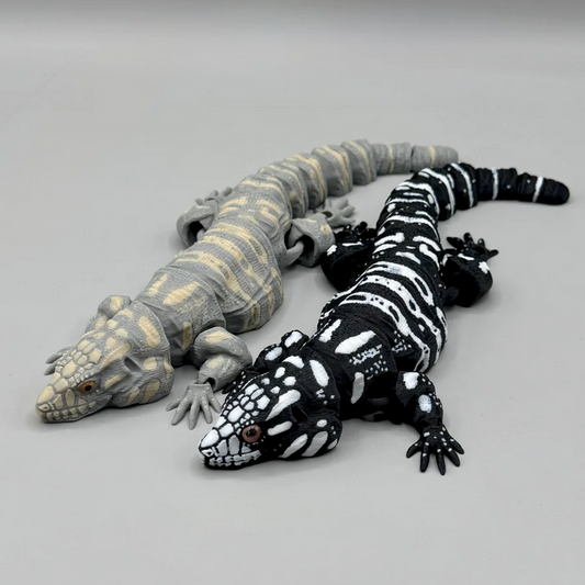 3D Printed Articulated Argentine Tegu