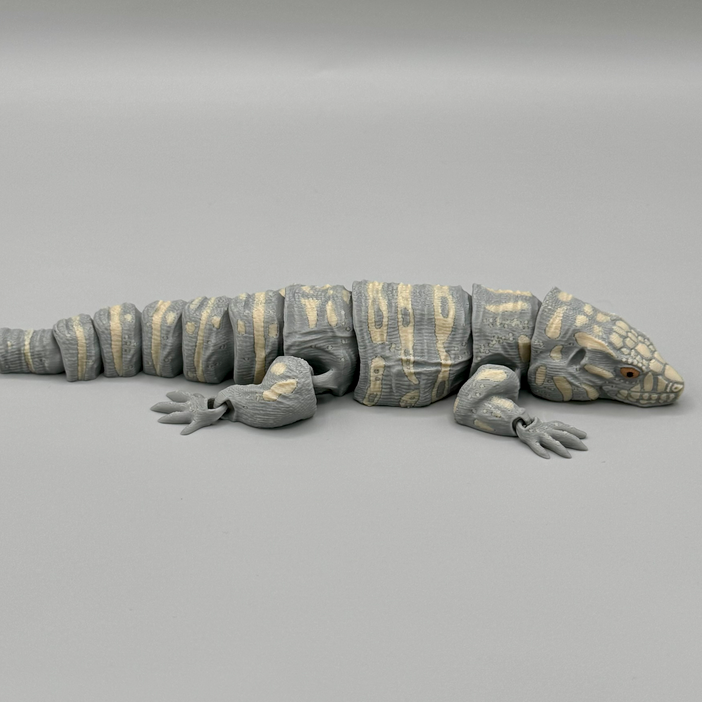 3D Printed Articulated Argentine Tegu