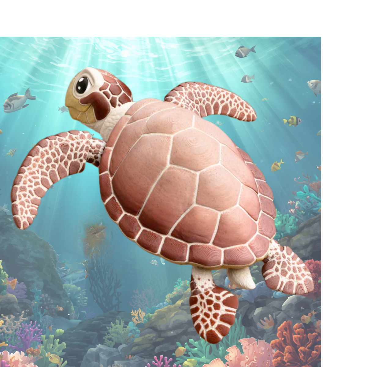 3D Printed Flexi Sea Turtle